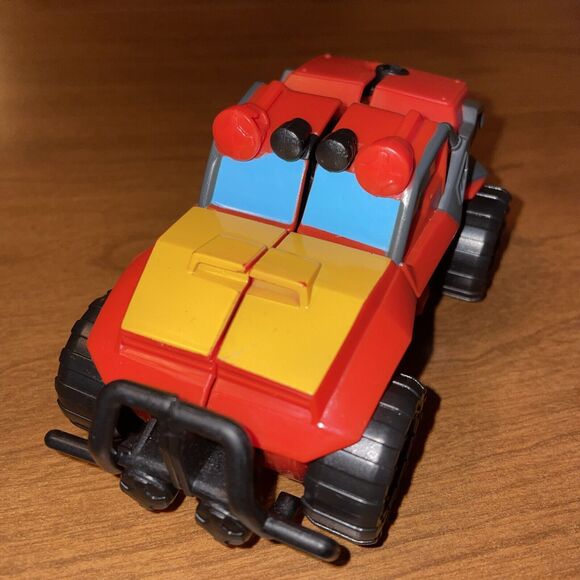 Playskool Heroes Transformers Rescue Bots Academy Hot Shot Figure Off Road Car - Picture 1 of 8